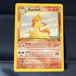 Rapidash 1st Edition NM- Pokemon Jungle 44/64 - Vintage 1999 - Image 1