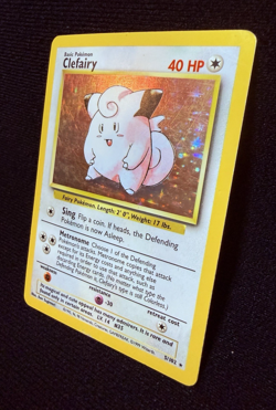 1999 Clefairy 005/102 Base Set Holo Rare Vintage Pokemon TCG WoTC MP - Image 4