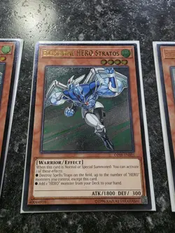 3x Elemental HERO Stratos (UTR) OP09-EN001 OTS Tournament Pack 9 - Image 4