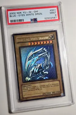 2002 YU-GI-OH! STARTER DECK KAIBA Blue Eyes White Dragon SDK-001 PSA 9 - Image 2