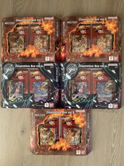 (Lot of 5) One Piece Illustration Box Vol. 5 and 6 BRAND NEW SEALED - Image 1