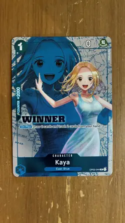 Winner Stamp Kaya Holo Alt Art OP03-044 ONE PIECE TCG Event Pack Vol 6 2⚓📈 - Image 1
