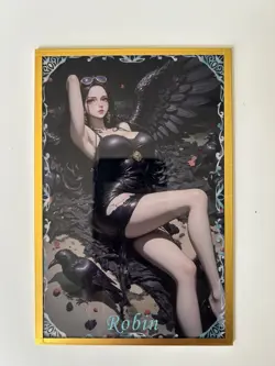 Nico Robin Angel Illustration One Piece A6 Art Board - Image 1