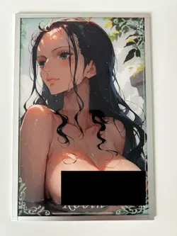 Nico Robin Poolside Illustration One Piece A6 Art Board - Image 1