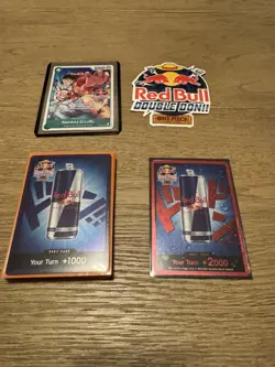 One Piece Red Bull Double Don Event Don Set, Promo And Sticker - Image 1
