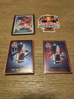 One Piece Red Bull Double Don Event Don Set, Promo And Sticker - Image 3