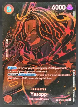 2025 One Piece Legacy of the Master Yasopp Special Alternate Art #OP09-013 BK3 - Image 1