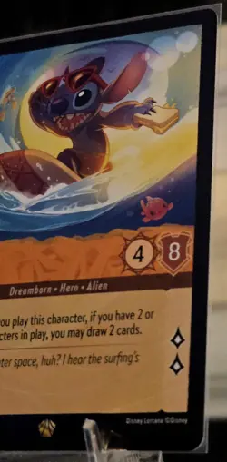Stitch - Carefree Surfer 21/204 from Disney Lorcana The First Chapter – Non-Foil - Image 3