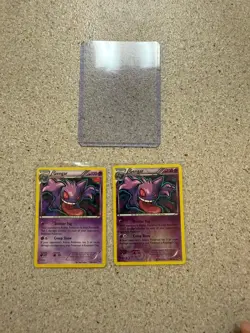 Pokemon Gengar TCG HOLO + Reverse Holo Rare Card XY Breakthrough 60/162 LP-NM - Image 1