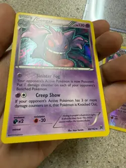 Pokemon Gengar TCG HOLO + Reverse Holo Rare Card XY Breakthrough 60/162 LP-NM - Image 3