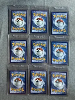 Pokemon Gold Secret Rare Trainer Card Lot of 9 NM/M Cards - Image 2