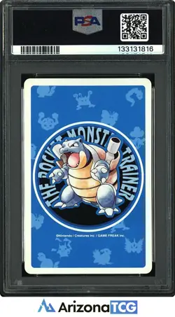 Pokemon 1998 Flareon 136 9 Of Clubs Pokemon Blue Playing Card Japanese PSA 10 - Image 2