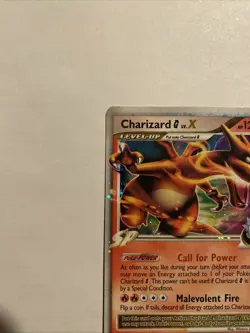 Charizard G LV.X DP45 Diamond & Pearl Black Star Promo Holo Pokemon Card - MP - Image 2