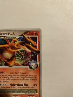 Charizard G LV.X DP45 Diamond & Pearl Black Star Promo Holo Pokemon Card - MP - Image 3