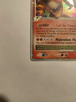 Charizard G LV.X DP45 Diamond & Pearl Black Star Promo Holo Pokemon Card - MP - Image 5
