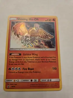 Pokemon TCG Shining Ho-Oh SM70 Promo VLP Holo Rare Card - Image 1