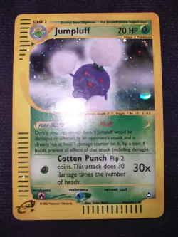 Jumpluff H13/H32 Pokemon Trading Card Game eCard Aquapolis Lightly Played TCG LP - Image 1