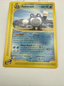 Poliwrath Expedition Base Set 60/165 Rare Vintage Pokemon TCG Card Non Holo - Image 4