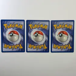 Pokemon TCG Geodude Fossil #47/62 3-Card Lot WOTC Vintage 1999 - Image 2
