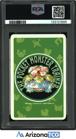 Pokemon 1996 Moltres 146 4 Of Clubs Pokemon Green Playing Card Japanese PSA 10 - Image 2
