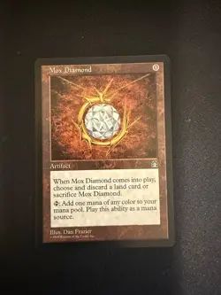 MTG STRONGHOLD: 1x NM Mox Diamond Magic the Gathering Card +1 Mana Any Color - Image 3