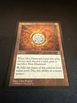 MTG STRONGHOLD: 1x NM Mox Diamond Magic the Gathering Card +1 Mana Any Color - Image 4