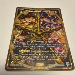 Timekeeper Cookie EXR Holo BS6-031 Cookie Run: Kingdom TCG Card - Image 1