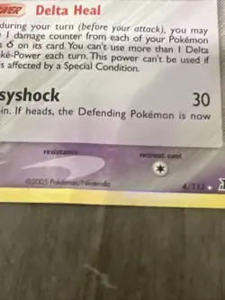 Pokemon TCG Espeon Holo Rare Reverse Holo Card 4/113 EX Delta Species - Image 4