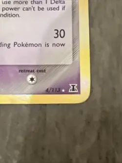 Pokemon TCG Espeon Holo Rare Reverse Holo Card 4/113 EX Delta Species - Image 5