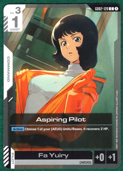 Aspiring Pilot - Dual Impact GD02-120 - Gundam Card Game TCG Card - Image 1