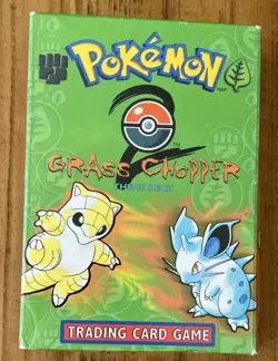 Pokemon Grass Choppper Theme Deck Trading Card Game Empty Box - Image 1