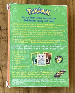 Pokemon Grass Choppper Theme Deck Trading Card Game Empty Box - Image 2