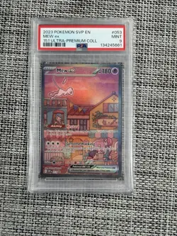 Mew ex 053 Sv: Scarlet & Violet Promo Cards Holo PSA 9 - Image 1
