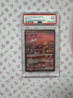 Pokemon TCG 2023 Ultra Premium Collection Mew EX Promo Card #53 PSA 9 Mint - Image 1