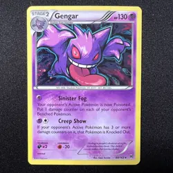 👻 Gengar 60/162 Cosmos Holo Rare – Breakthrough Pokemon Cards TCG – LP - Image 1