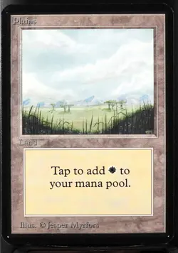 MTG Lands Plains A & B Alpha 1993 Magic Card - Image 1