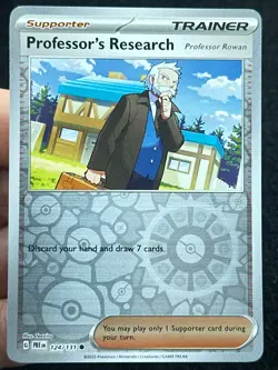 Professor's Research 124/131 Reverse holo - LP-NM - Pokemon TCG Card - Image 1