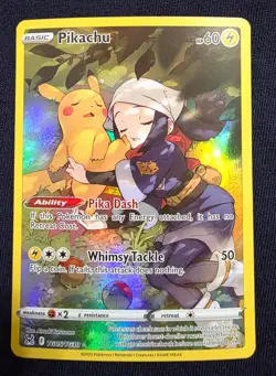 Pokemon Pikachu Holographic Cards Lot of 8 LP to NM Mint Condition *Read descr* - Image 1