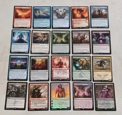 Magic The Gathering MTG 20 Card Lot All Mythics NM 3 Foils - Image 1