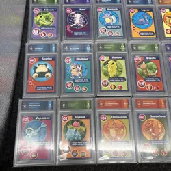 Huge Lot Of 31 Authentic Graded 1999 Burger King Pokemon Trivia Promo Cards Rare - Image 3