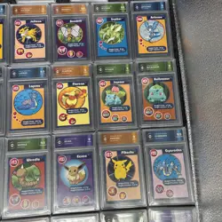Huge Lot Of 31 Authentic Graded 1999 Burger King Pokemon Trivia Promo Cards Rare - Image 5