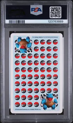 1998 POKEMON STADIUM BLUE VERSION PLAYING CARDS KING OF HEARTS VILEPLUME PSA 9 - Image 2
