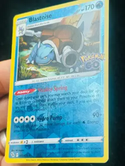Blastoise 017/078 Pokemon GO Reverse holo - MP - LP - Pokemon TCG Card - Image 2