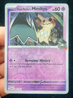 Team Rocket's Mimikyu 087/182 Reverse holo - MP - LP - Pokemon TCG Card - Image 1