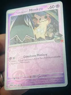 Team Rocket's Mimikyu 087/182 Reverse holo - MP - LP - Pokemon TCG Card - Image 2