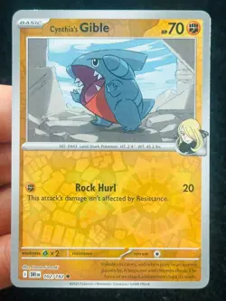 Cynthia's Gible 102/182 Reverse holo - LP-NM - Pokemon TCG Card - Image 1