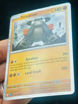 Terrakion 054/086 holo - MP - LP - Pokemon TCG Card - Image 2