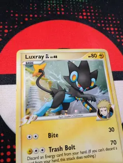 Luxray GL 9/111 Rising Rivals Holo Pokemon TCG Card - L3 - Image 2