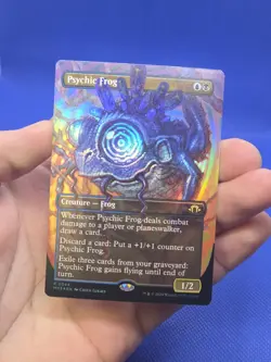 Magic the Gathering Modern Horizons 3 Psychic Frog 0344 Borderless Foil NM/LP - Image 2