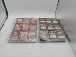 Magic the Gathering Huge Lot Of Vintage 93-98 NM-LP-MP Binder Pages Mtg Dupes!!! - Image 1